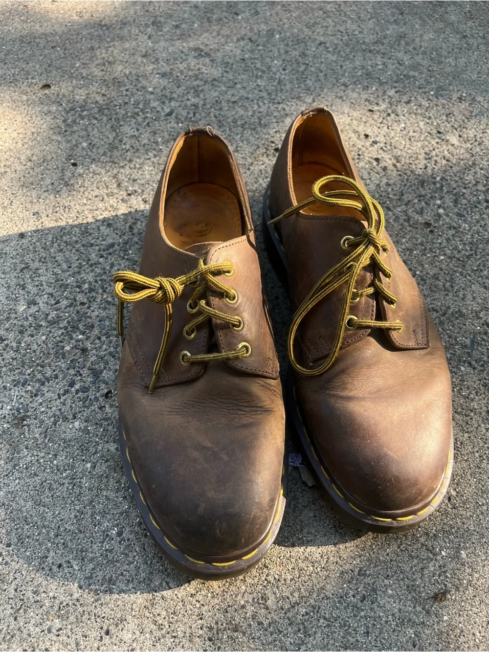 Dr. Martens Brown Oxford Lace Size 10 Men England